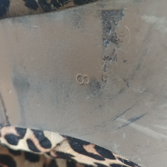 Kimchi Blue 💙Leopard Ankle Zip Fur Booties GUC - Picture 4 of 6